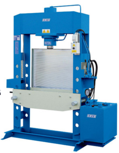 Power operated Hydraulic Press (fixed ram) Brand: OMCN, Model: 164/R (100ton) Made In Italy