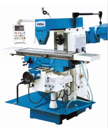 Universal Milling Drilling Machine Brand: AMT/WEIDA, Model: AMT 6136 with 3-axis D.R.O Made in China (brand new)